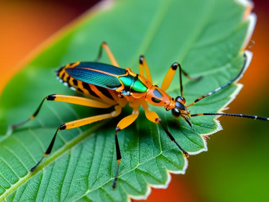 Un asombroso momento en el mundo insecto: Cazadores microscópicos en el mundo insecto