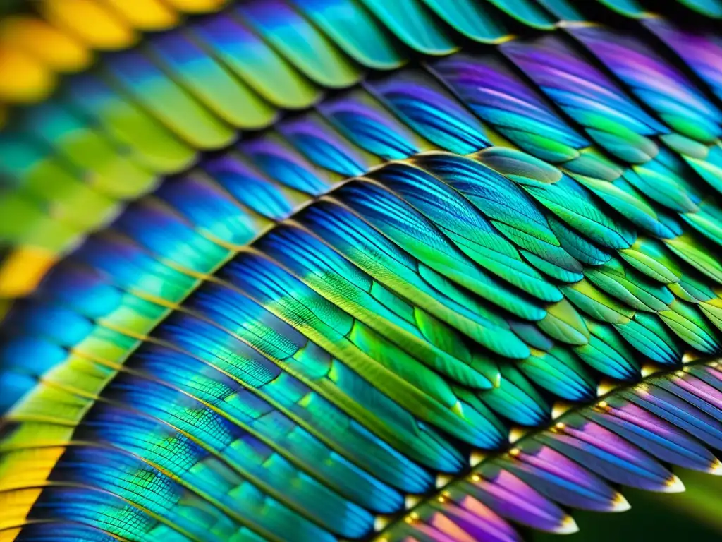 Detalle asombroso: escamas coloridas en ala de mariposa tropical resaltan importancia selección natural diversidad genética insectos