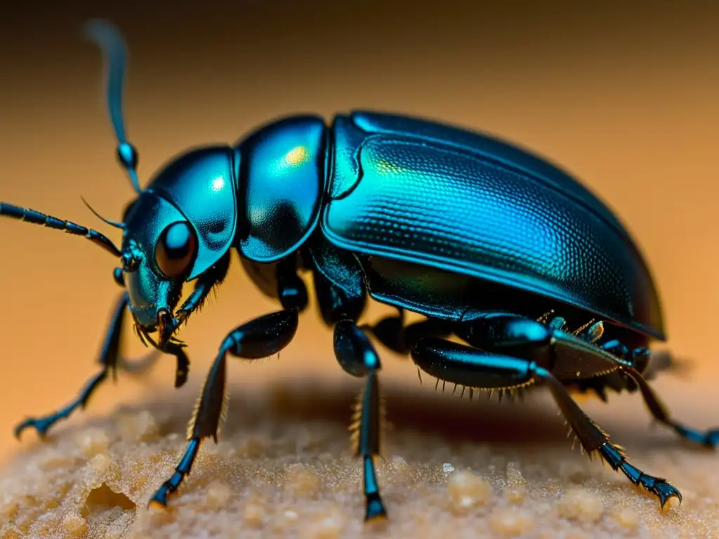 Detalle asombroso de la reproducción de insectos en el desierto: adaptaciones en la reproducción de insectos capturadas con precisión