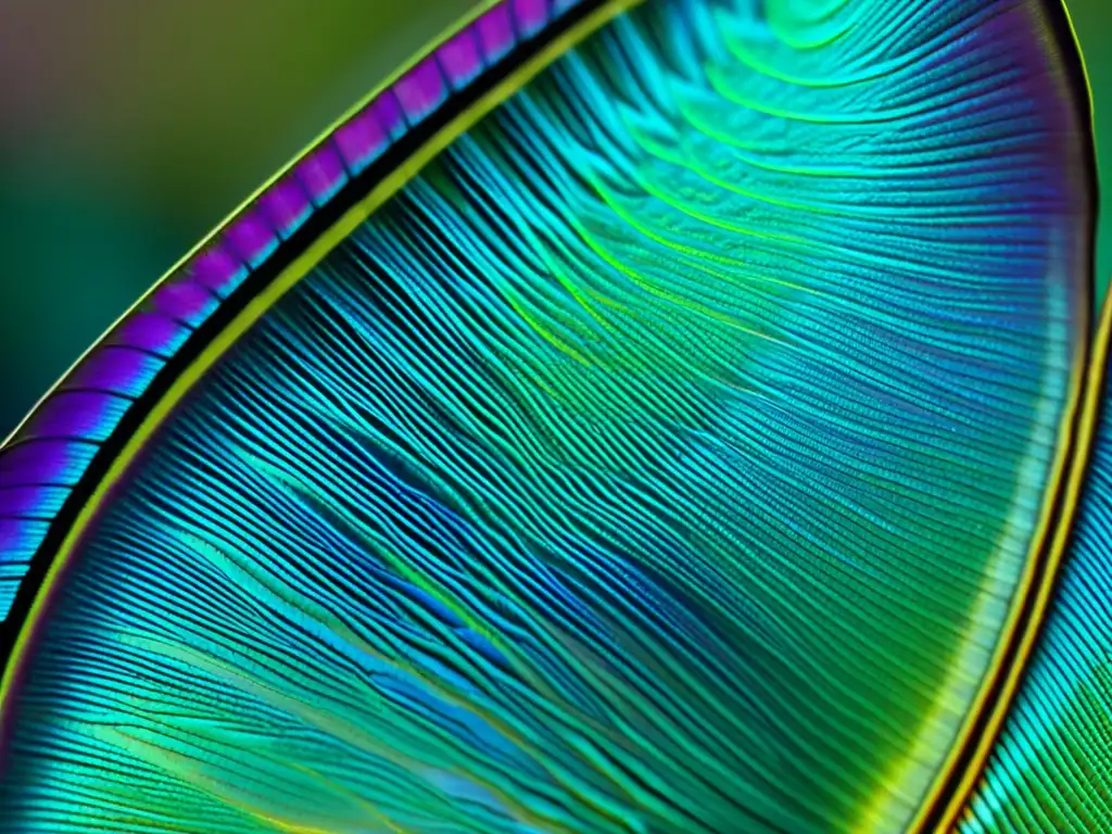 Detalle impresionante de la ala de mariposa con patrones y colores vibrantes, ideal para kits de disección de insectos