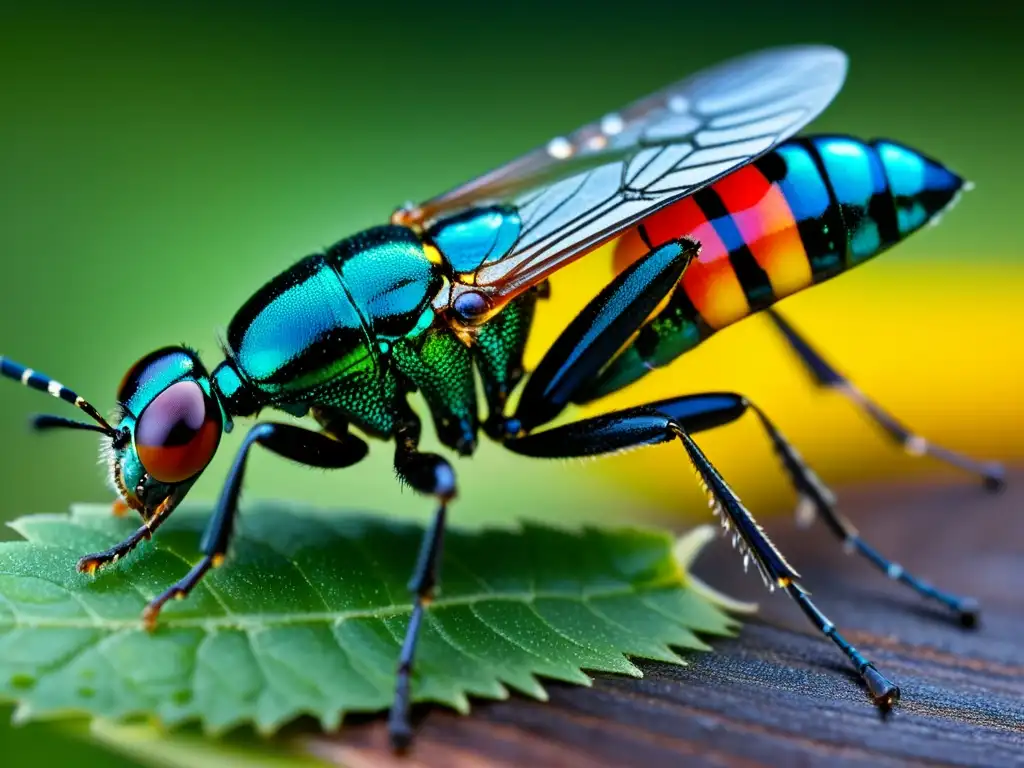 Detalles sorprendentes de insectos en ecosistema aislado Detalle impresionante de insectos aislados, mostrando patrones y texturas de exoesqueletos