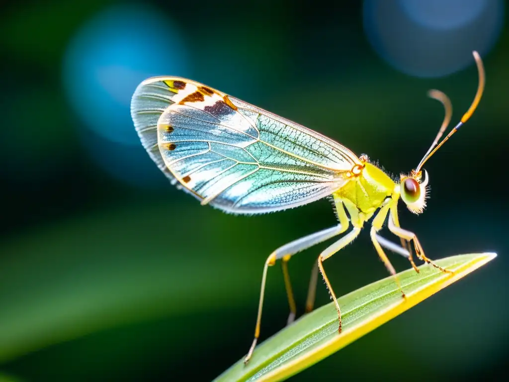 Detalle de luciérnaga bioluminiscente en la oscuridad, resaltando la importancia de luciérnagas en ecosistema