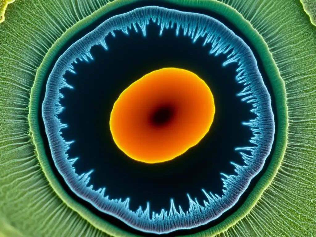 Detalles asombrosos: Larvas de anquilostomiasis en acción Detalle microscópico de larvas de anquilostomiasis en el suelo, mostrando la transmisión de anquilostomiasis por larvas