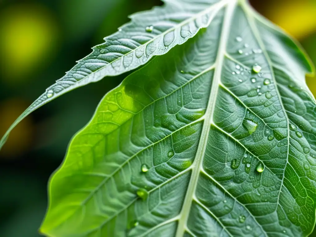 Detalles impresionantes de mosca blanca en hoja de planta de tomate