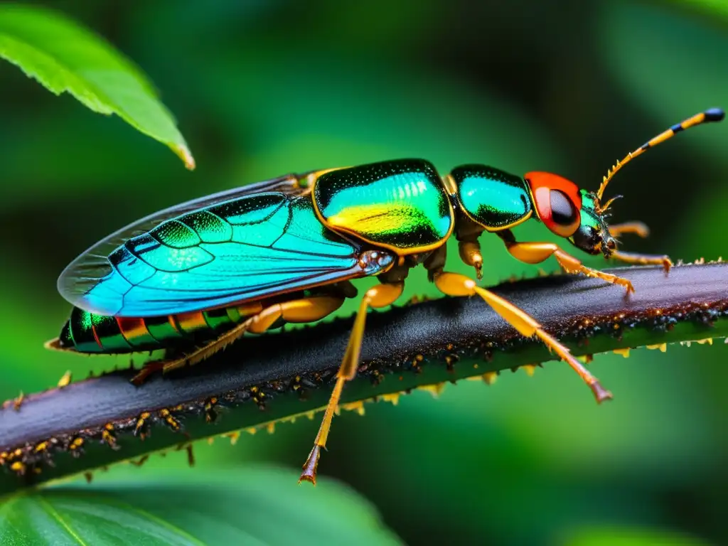 Dinámicas evolutivas en comunidades de insectos: Detalles de vida insectil en un exuberante bosque tropical