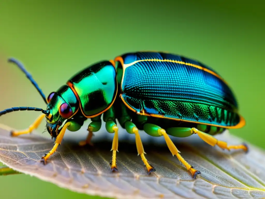 La transformación del escarabajo forma final: Increíble metamorfosis de larva a escarabajo, con detalles exquisitos y colores vibrantes