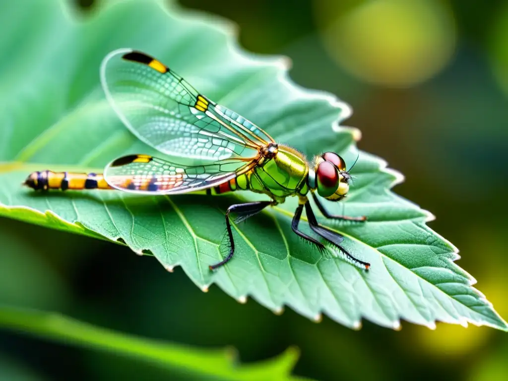 Una imagen asombrosa muestra la tecnología wearable para monitoreo de insectos en una libélula, capturando su belleza y funcionalidad en detalle