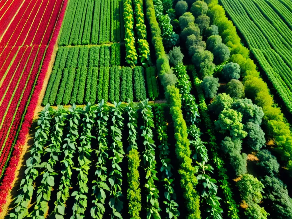 Imagen detallada de campo de cultivos infestado por plagas destructivas para la agricultura, mostrando el daño en hojas y tallos