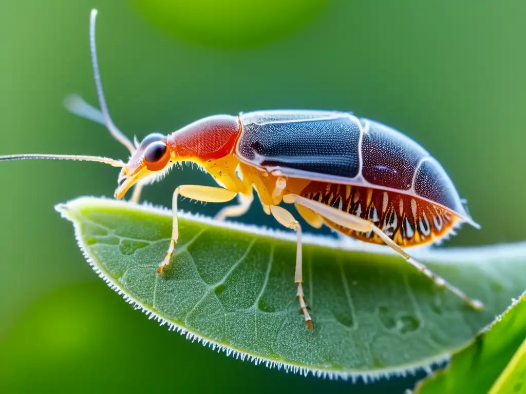 Increíble imagen de una pulgón hembra reproduciéndose asexualmente, mostrando la complejidad de la reproducción asexual en insectos