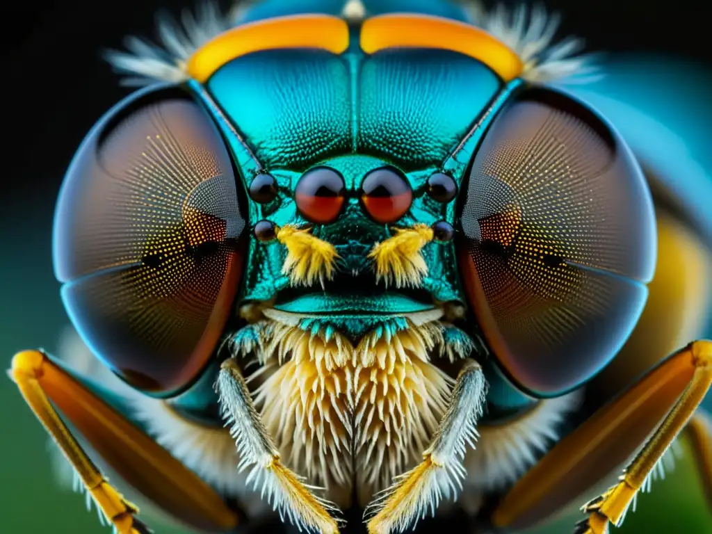 Increíble macrofotografía de un insecto con todos sus detalles anatómicos