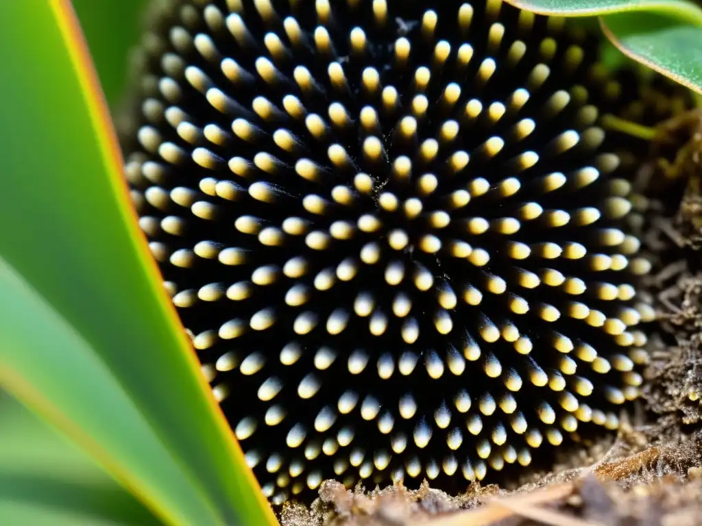 Insectos alimentándose de raíces, una escena fascinante que destaca la relación intrincada entre insectos y plantas en el ecosistema