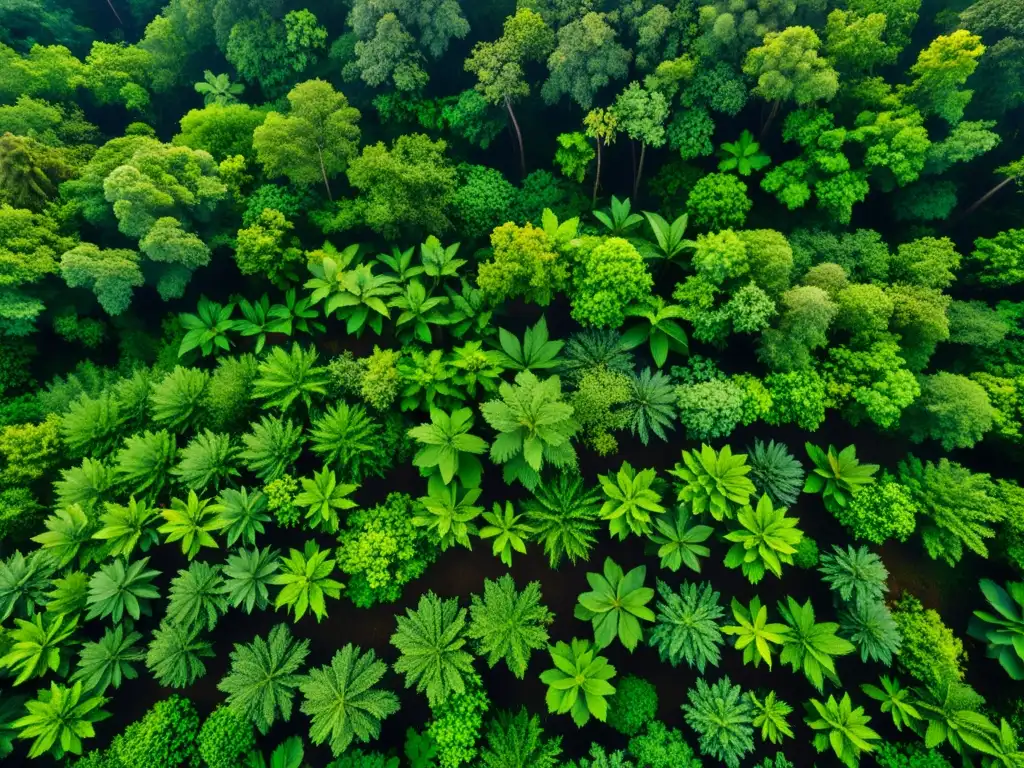 Mapeo de hábitats de insectos con LIDAR: un exuberante suelo forestal poblado y detallado, rebosante de vida natural y vitalidad vibrante