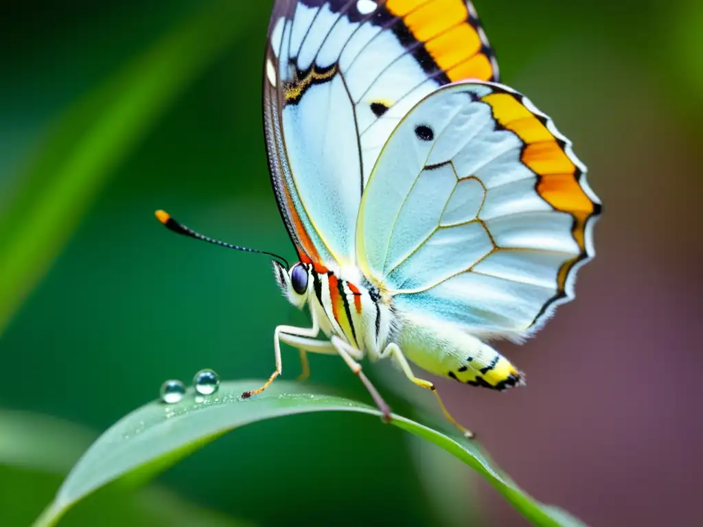 Mariposa emergiendo de su crisálida, desplegando sus delicadas alas en un momento de metamorfosis