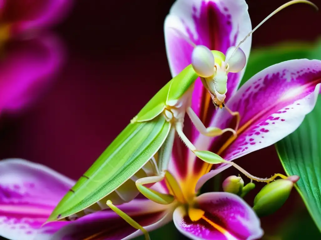 Un mundo de engaño visual en la caza de insectos