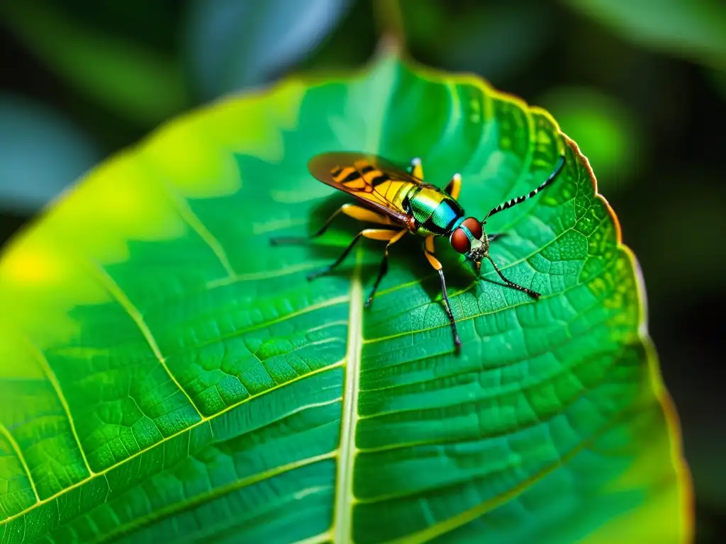 Vibrante biodiversidad de insectos indígenas en su hábitat natural, promoviendo la conservación de insectos indígenas en comunidades locales